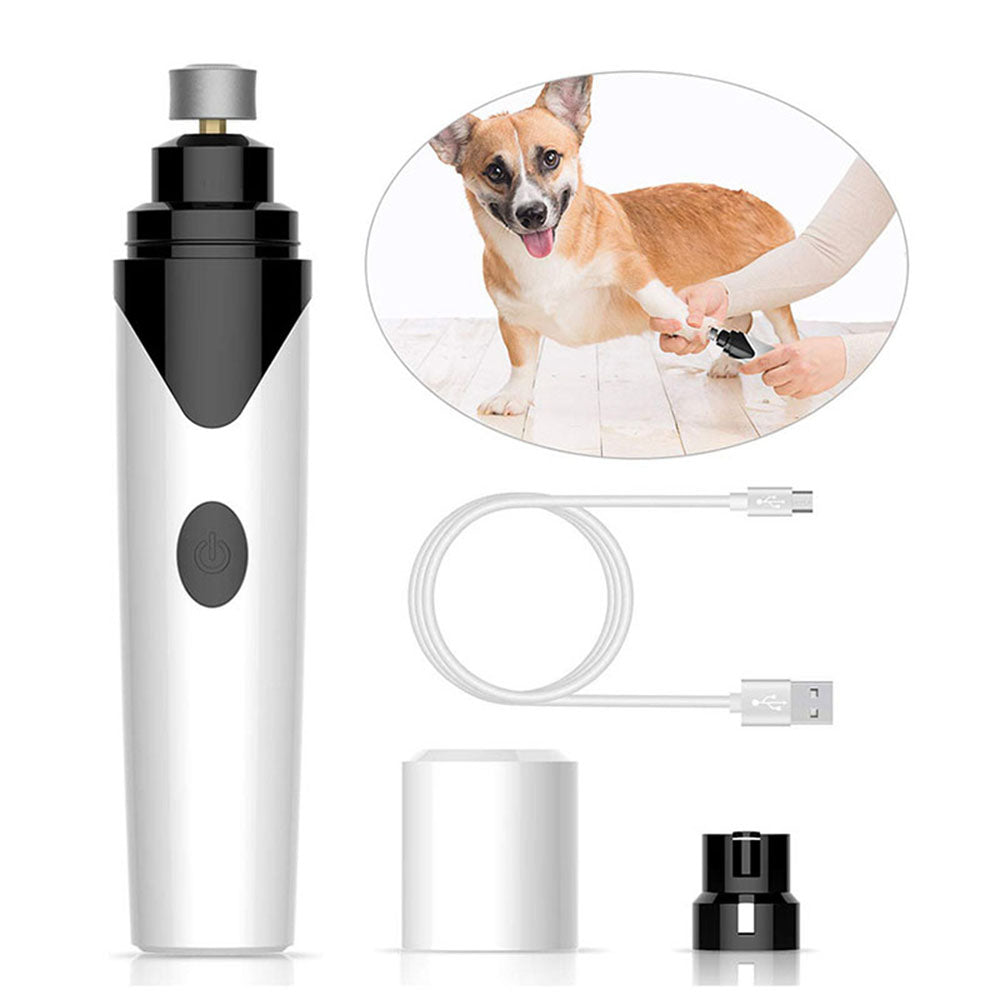 Gentle Electric Pet Nail Grinder & Clipper – Safe, Quiet Nail Care for Dogs & Cats, Stress-Free Grooming Made Easy