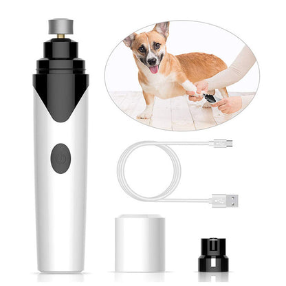 Gentle Electric Pet Nail Grinder & Clipper – Safe, Quiet Nail Care for Dogs & Cats, Stress-Free Grooming Made Easy