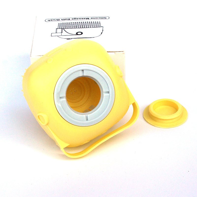 Silicone Pet Bath Grooming Glove Brush | Shampoo Dispensing Massage & Cleaning Tool