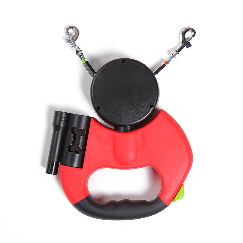 Retractable Dog Leash For Small Dogs Reflective Retractable Lead 360 Swivel No Double Dog Walking Leash With Lights Pet Products